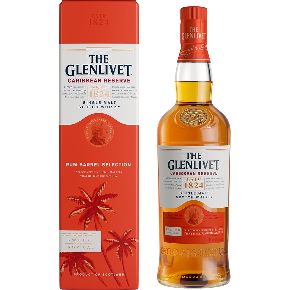 Whisky The Glenlivet Caribbean Reserve, 0.7L