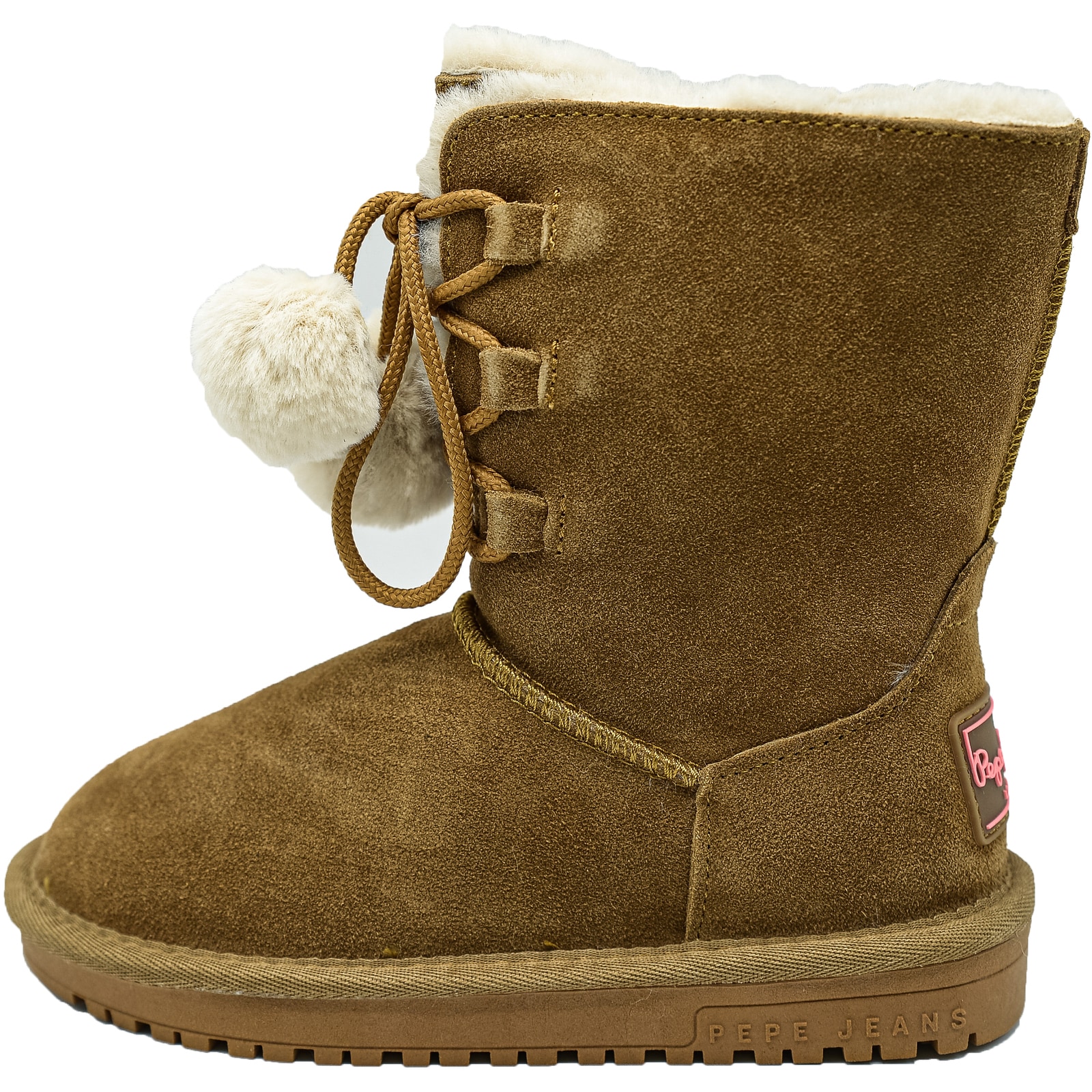 Ghete copii Pepe Jeans Diss Plush, Maro, 33