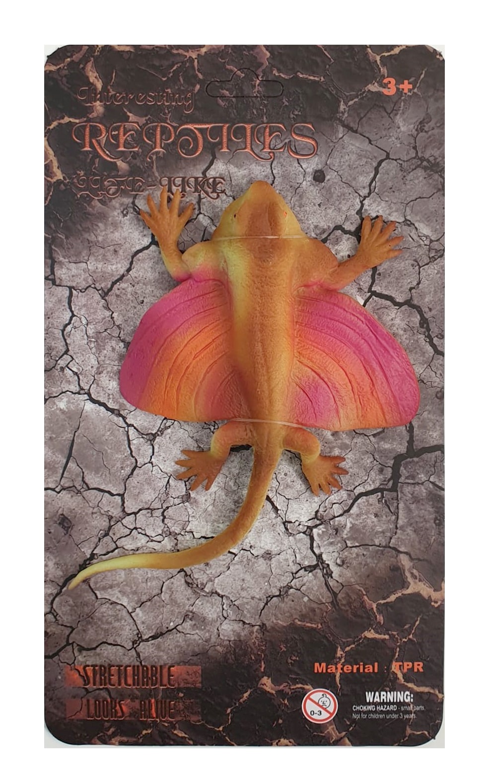 Figurina elastica Soparla Dragon zburator, multicolor