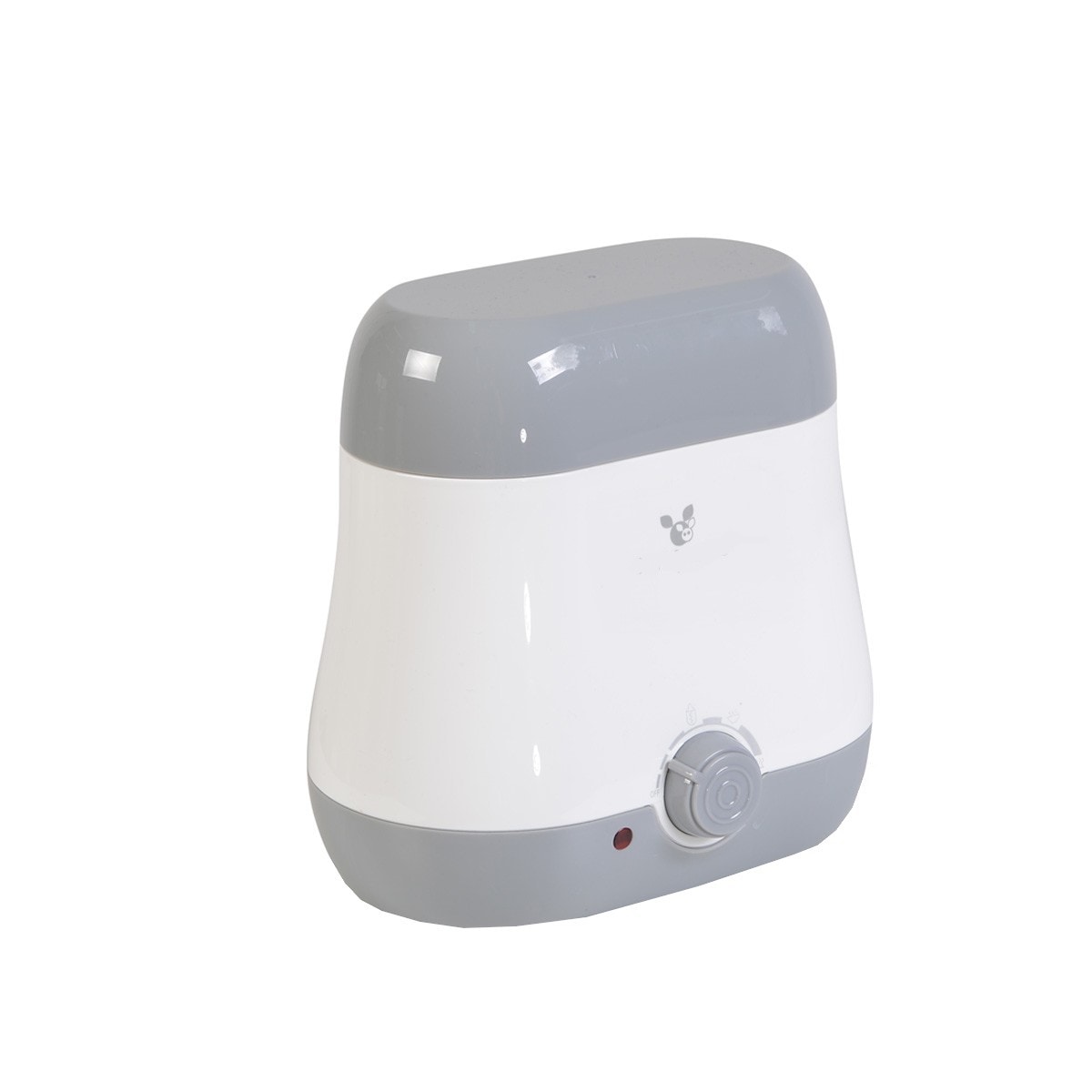 Incalzitor biberoane si mancare copii NOVOKIDS BabyDuo, Capacitate 2 biberoane, Functie sterilizare suzete si obiecte mici, Putere 150W, Alb cu Gri
