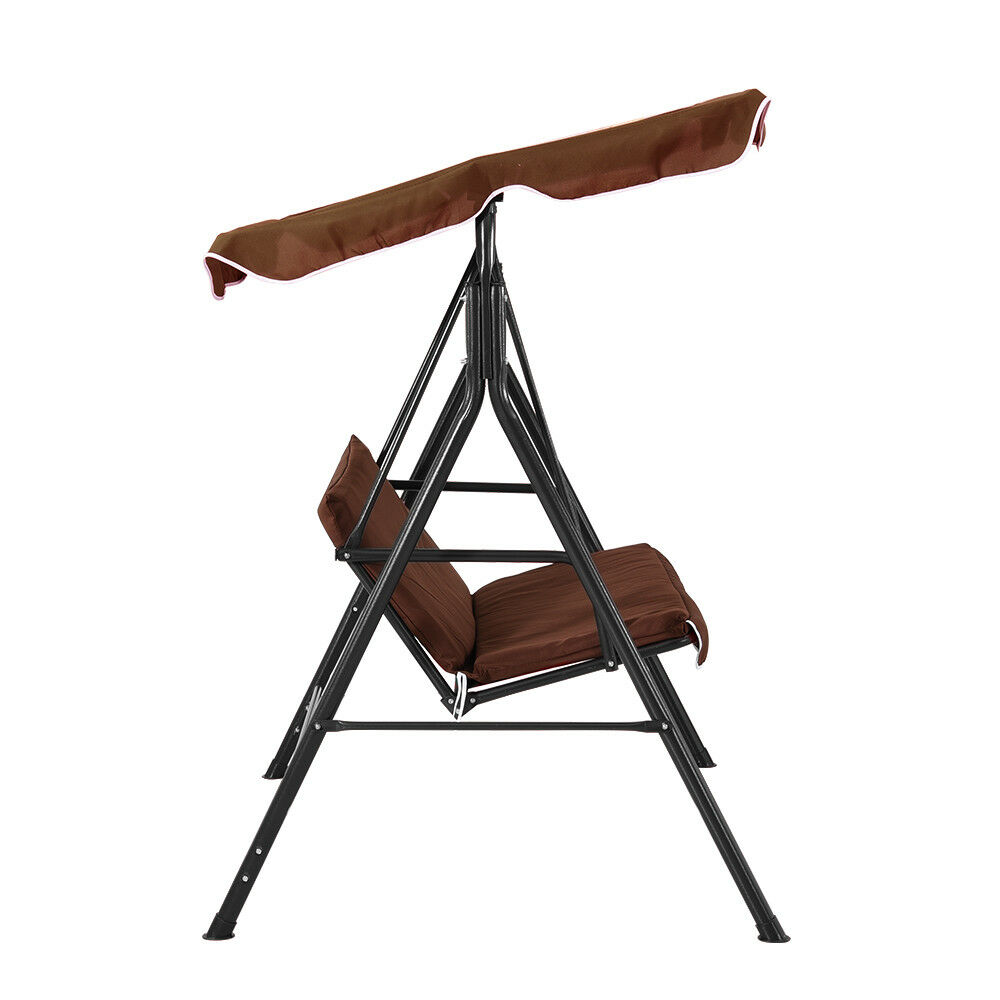 Balansoar gradina TIMELESS TOOLS, 3 locuri, 162 x 115 x 55 cm, maro