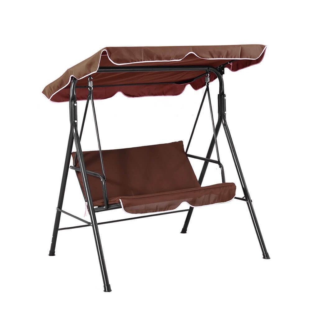 Balansoar gradina TIMELESS TOOLS, 3 locuri, 162 x 115 x 55 cm, maro
