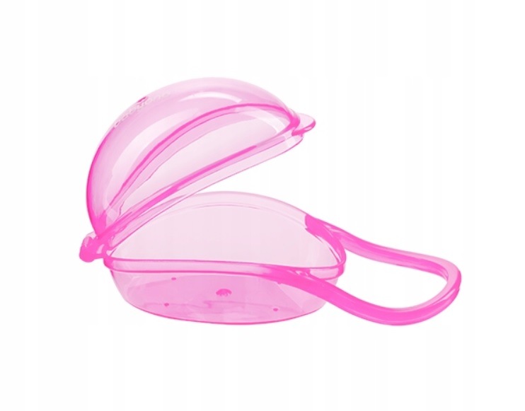 Cutie pentru depozitarea suzetei BabyOno 528/04, Roz 0+ luni