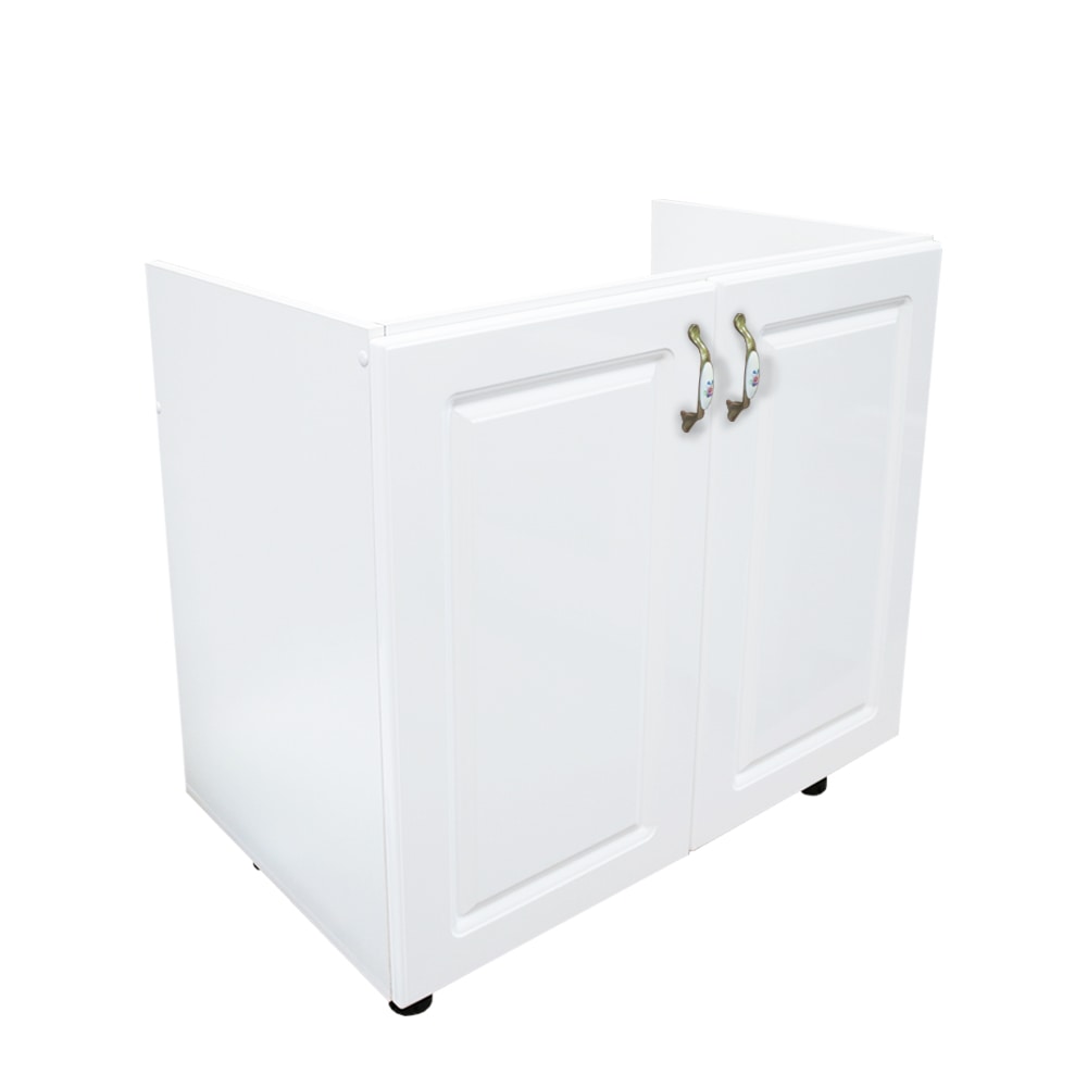 Dulap bucatarie Zebra, MDF, 80 x 50 x 82 cm, alb