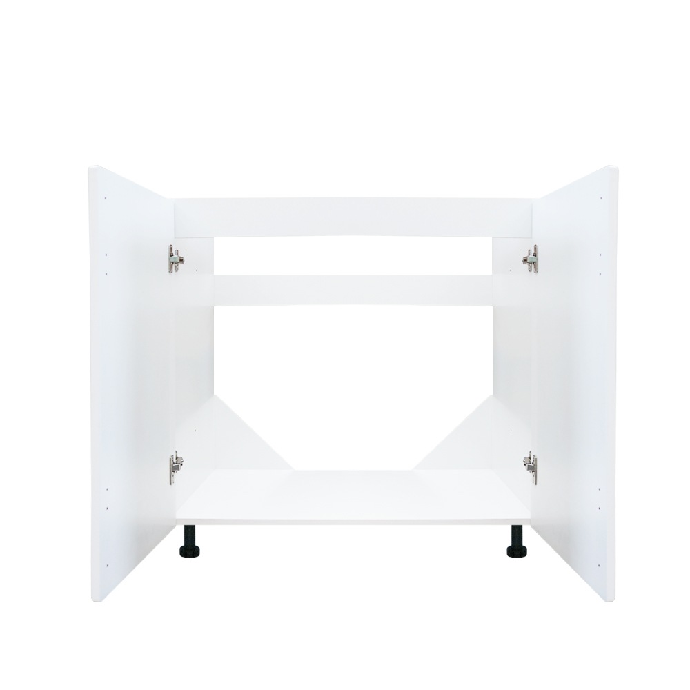 Dulap bucatarie Zebra, MDF, 80 x 50 x 82 cm, alb