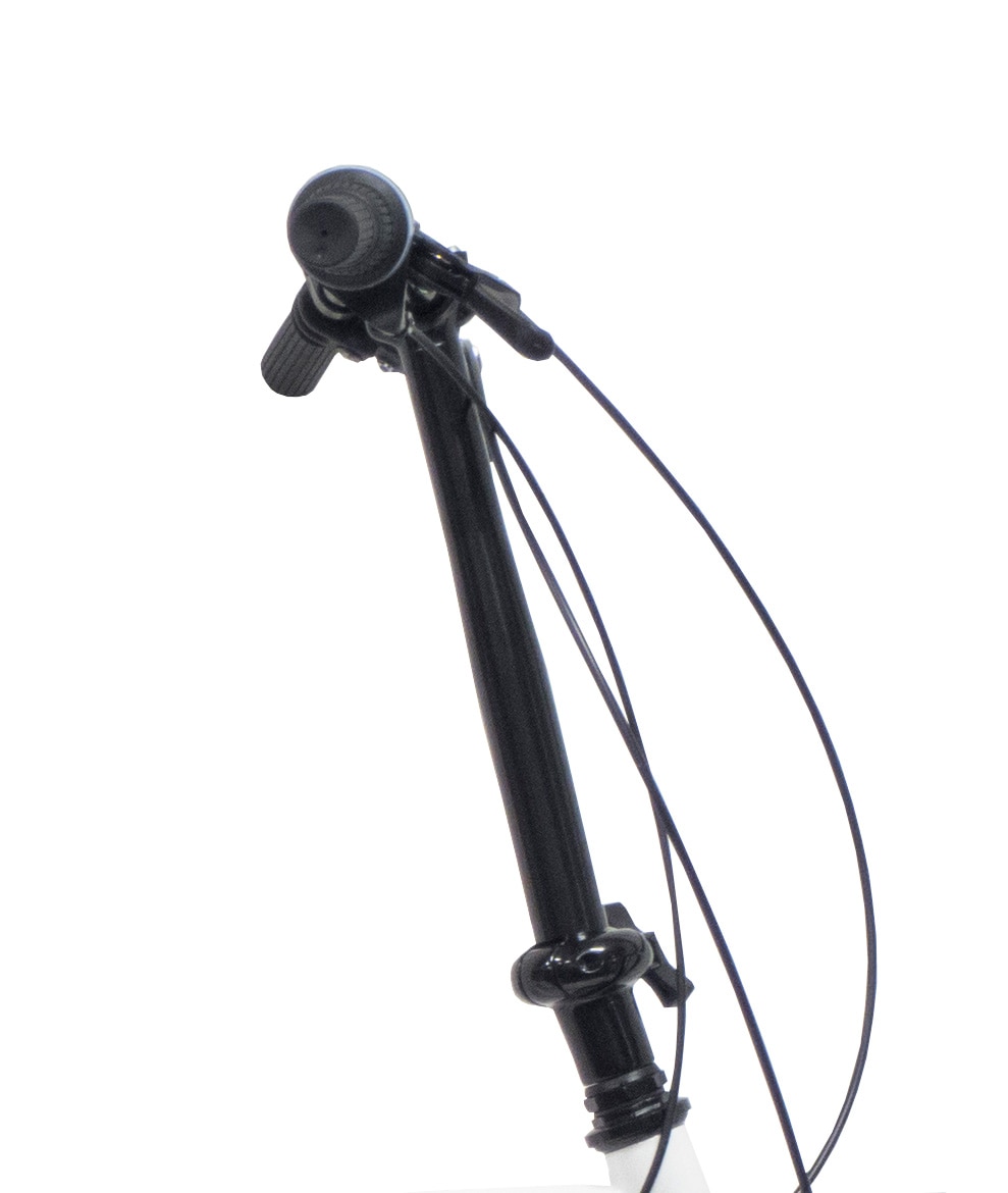 Bicicleta Pliabila 20" , Cadru Otel TY21 ,6 Viteze, Alb