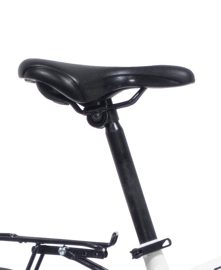 Bicicleta Pliabila 20" , Cadru Otel TY21 ,6 Viteze, Alb
