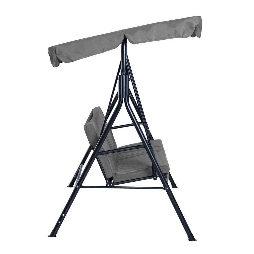 Balansoar gradina TIMELESS TOOLS, 3 locuri, 162 x 115 x 55 cm, gri
