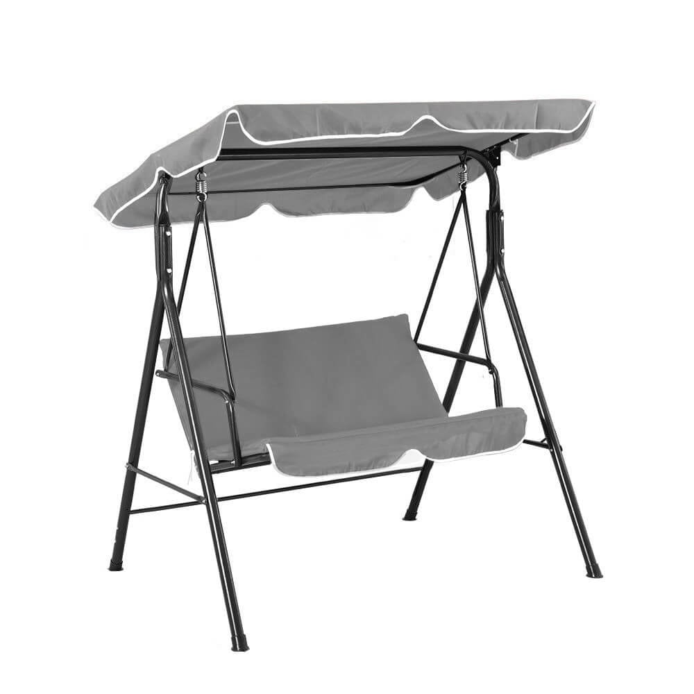 Balansoar gradina TIMELESS TOOLS, 3 locuri, 162 x 115 x 55 cm, gri