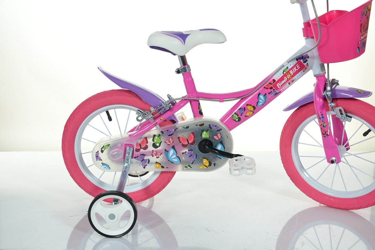 Bicicleta fete 16 inch fluturi