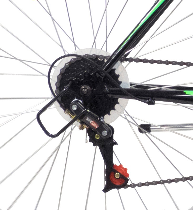 Bicicleta  MTB Oklahoma 26 Steel 18V 77214, Negru/Verde
