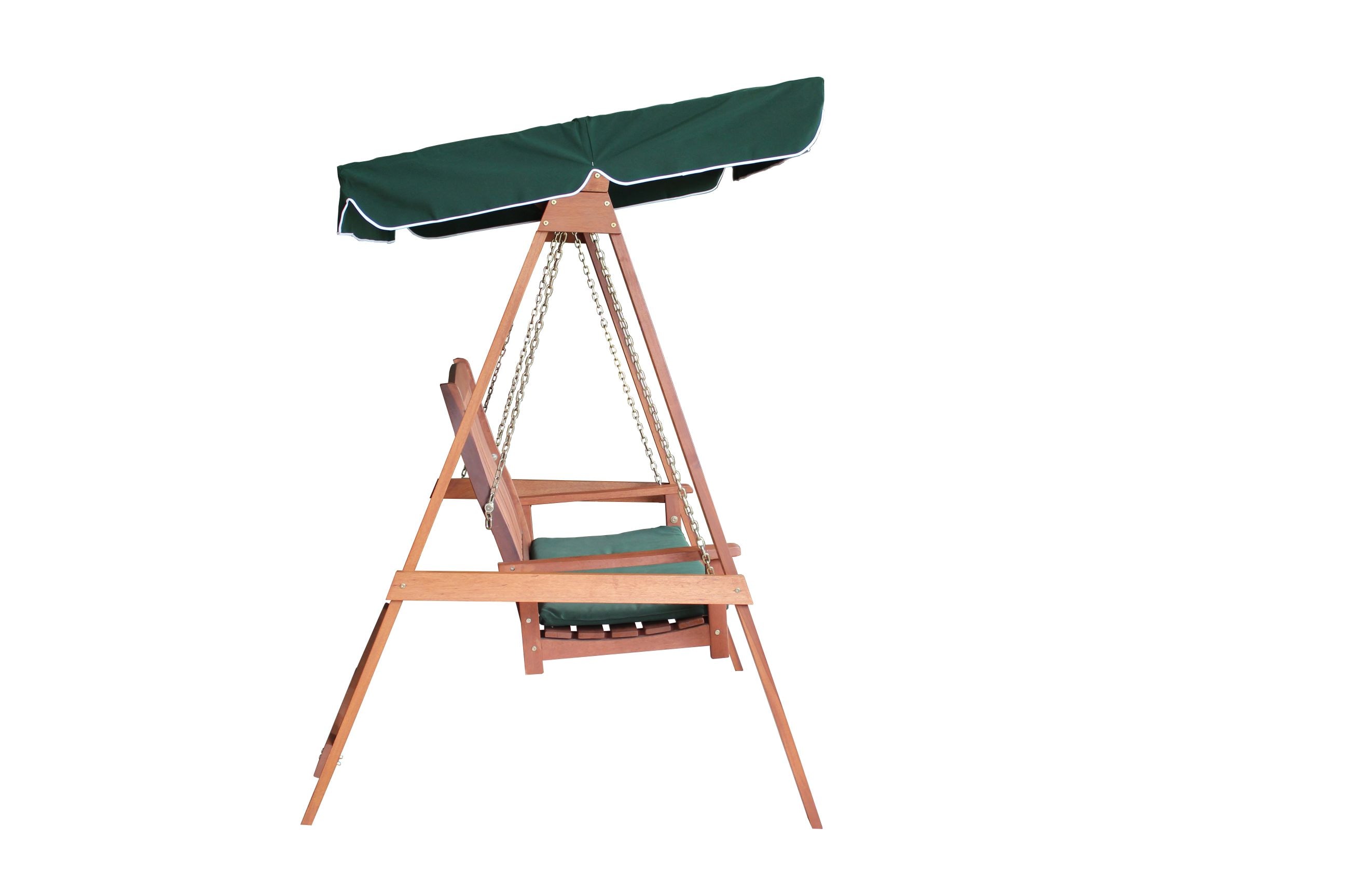 Balansoar lemn Sole, 2 locuri, perna inclusa, H178.5 x L166 x A117.5 cm