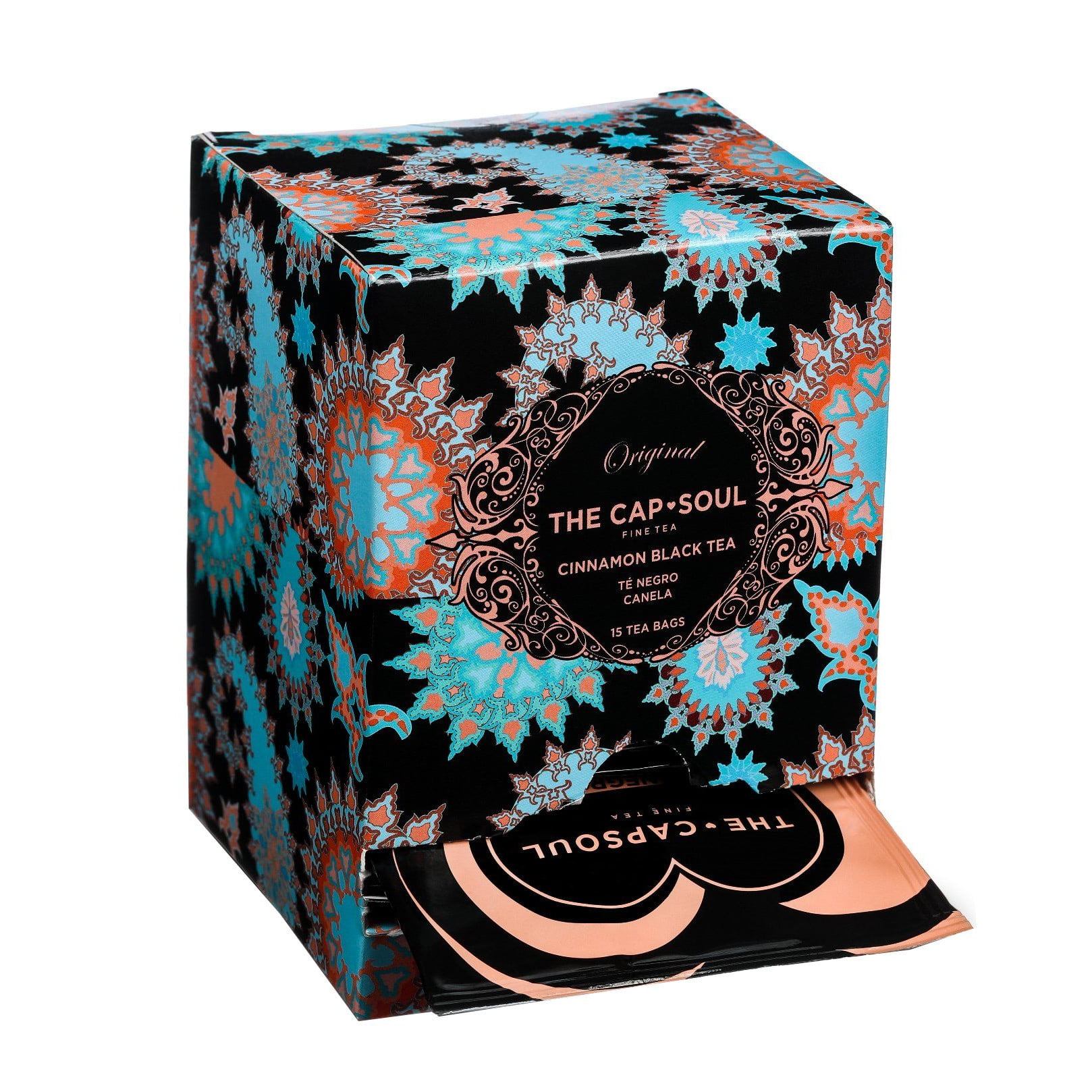 Ceai negru THE CAP SOUL Cinnamon, 15 buc, 23g