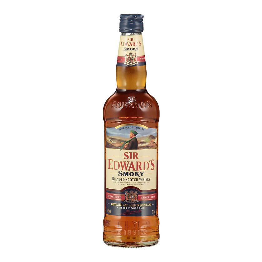 Whisky Blended Scotch Sir Edward'S Smoky, 0.7L