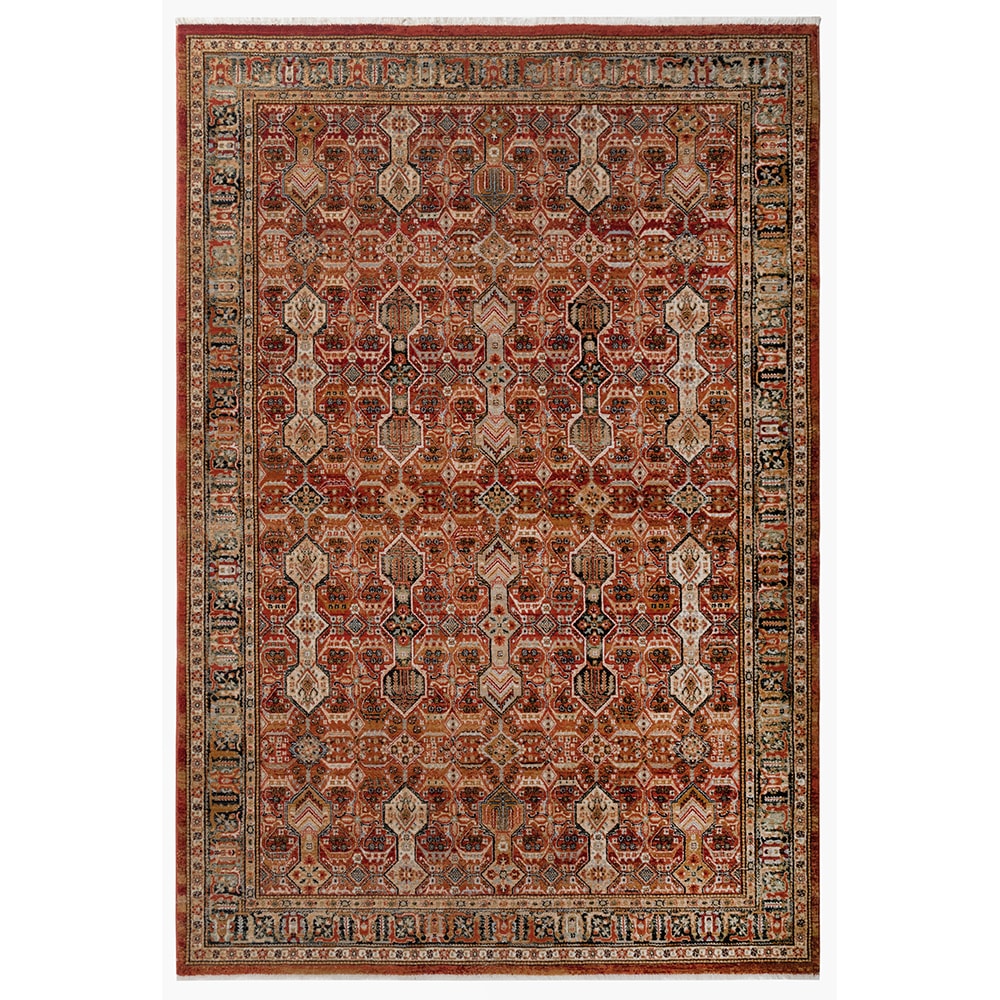 Covor lana 100%, Antique 8994-1-53587, 80 x 145 cm, grena, clasic