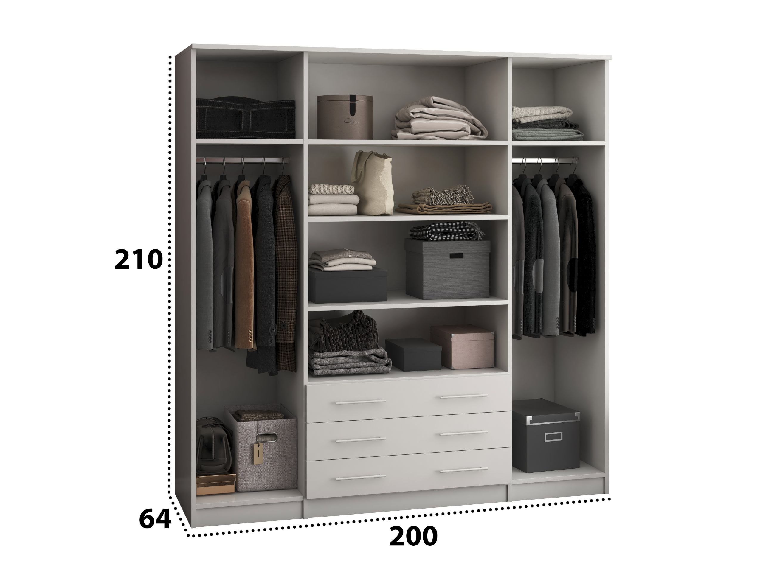 Dressing Stefan 4D, alb