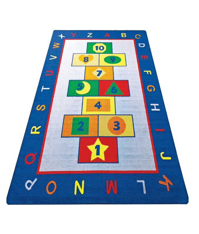 Covor copii antiderapant, 100x150cm, inaltime fir 6 mm, 100% poliamida, greutate 1350g /mp, model Game sotron