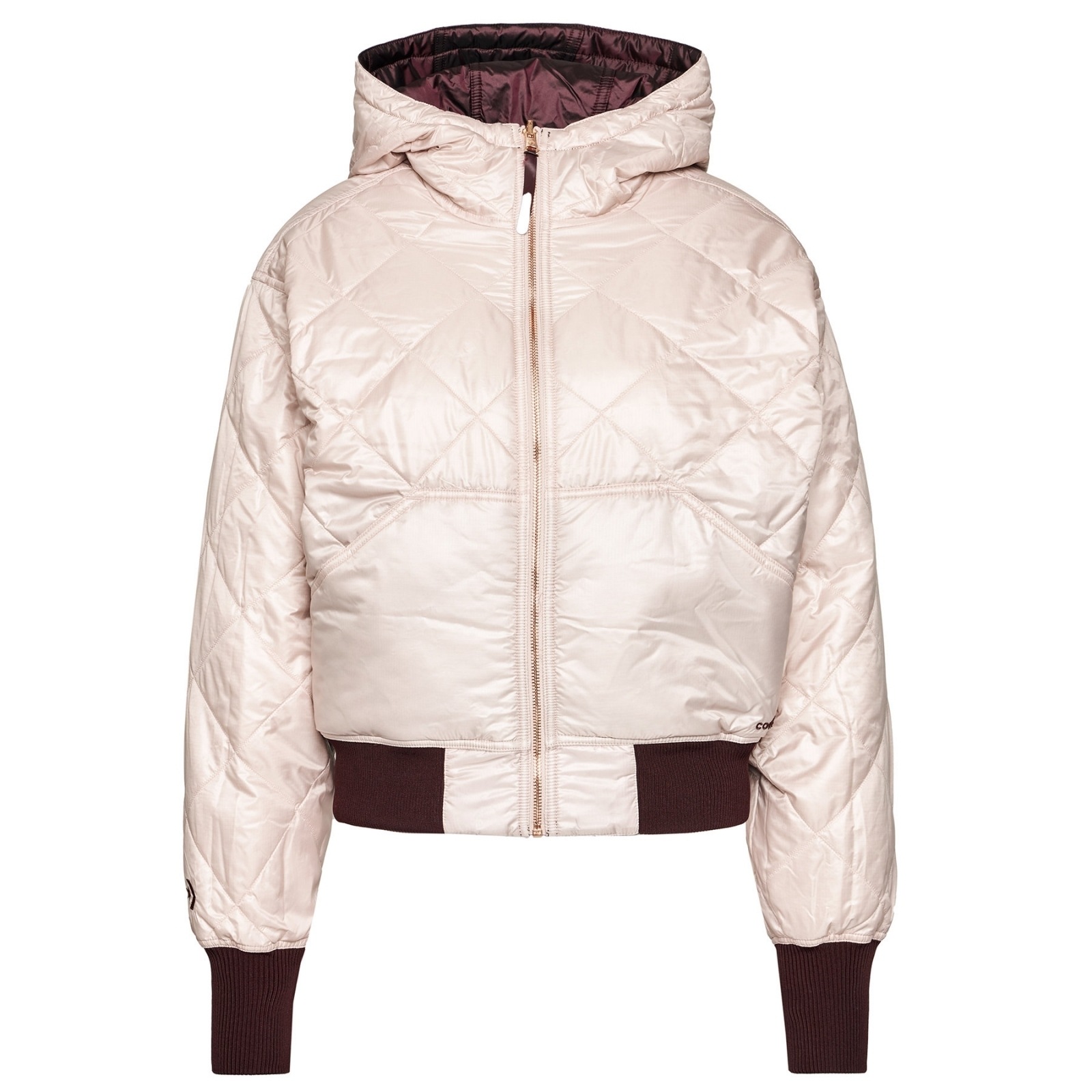 Geaca femei Converse Reversible Utility Puffer, Mov, L