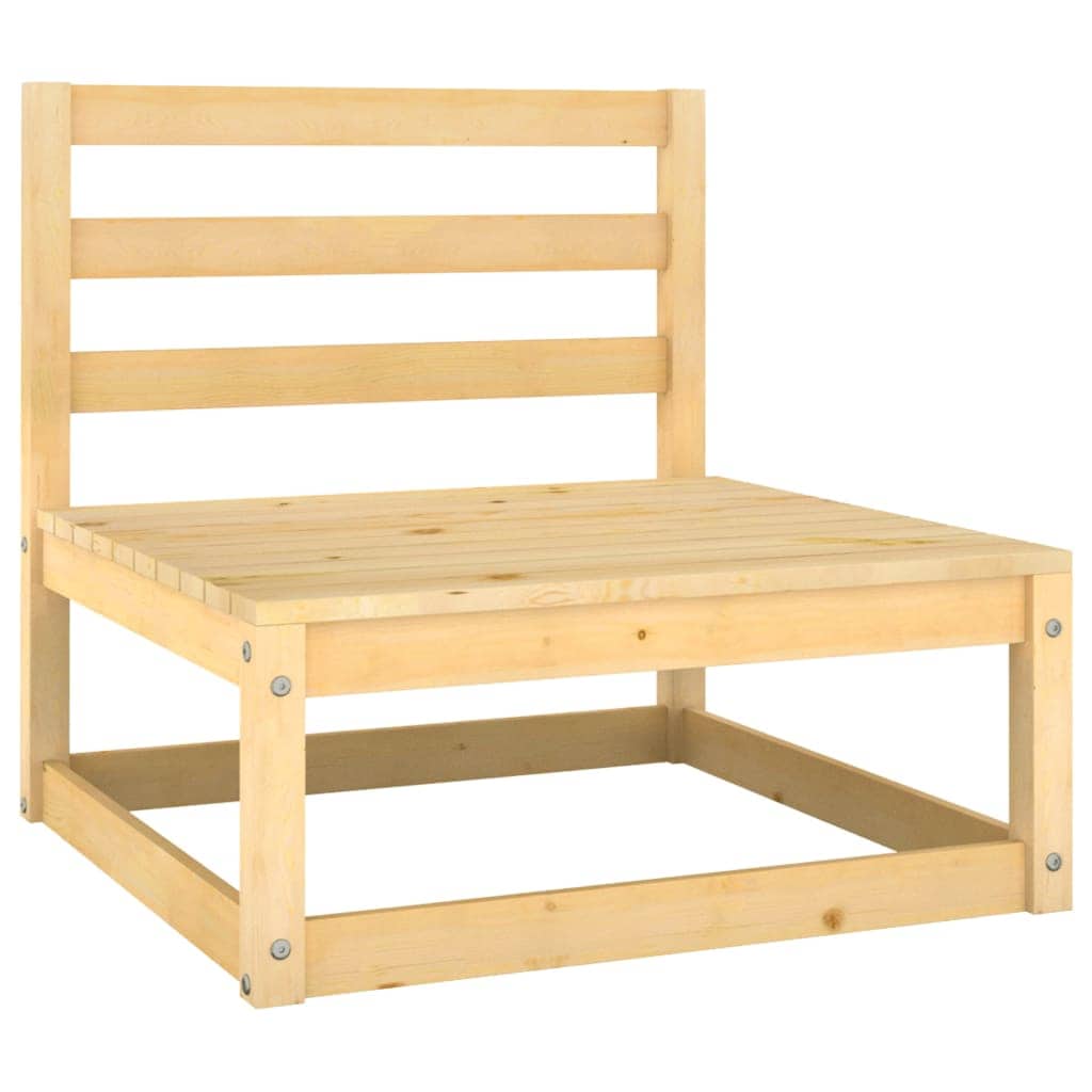 Set mobilier gradina, 11 piese, lemn pin, antracit, sol-3083905