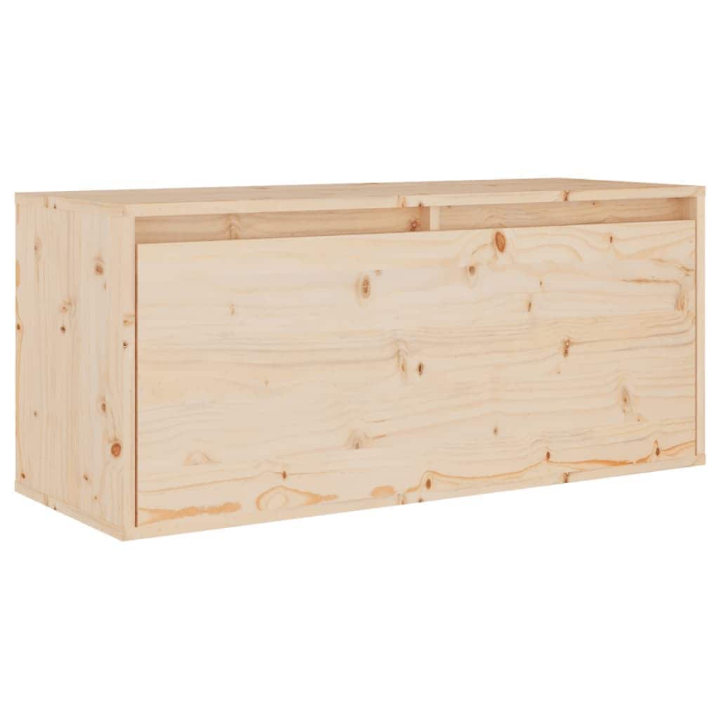 Comode TV, 3 buc., lemn masiv de pin, sol-3100134