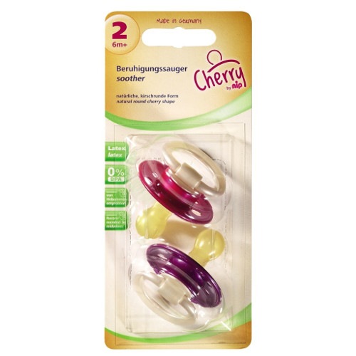 Suzeta Nip Latex Cherry Girl 6 luni+