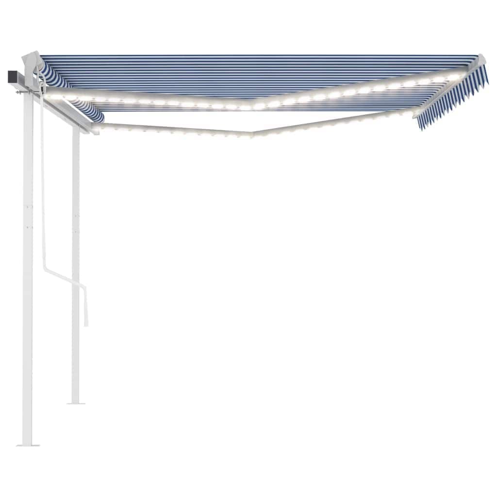 Copertina automata, senzor vant&LED, albastru/alb, 4,5x3,5 cm, sol-3070051