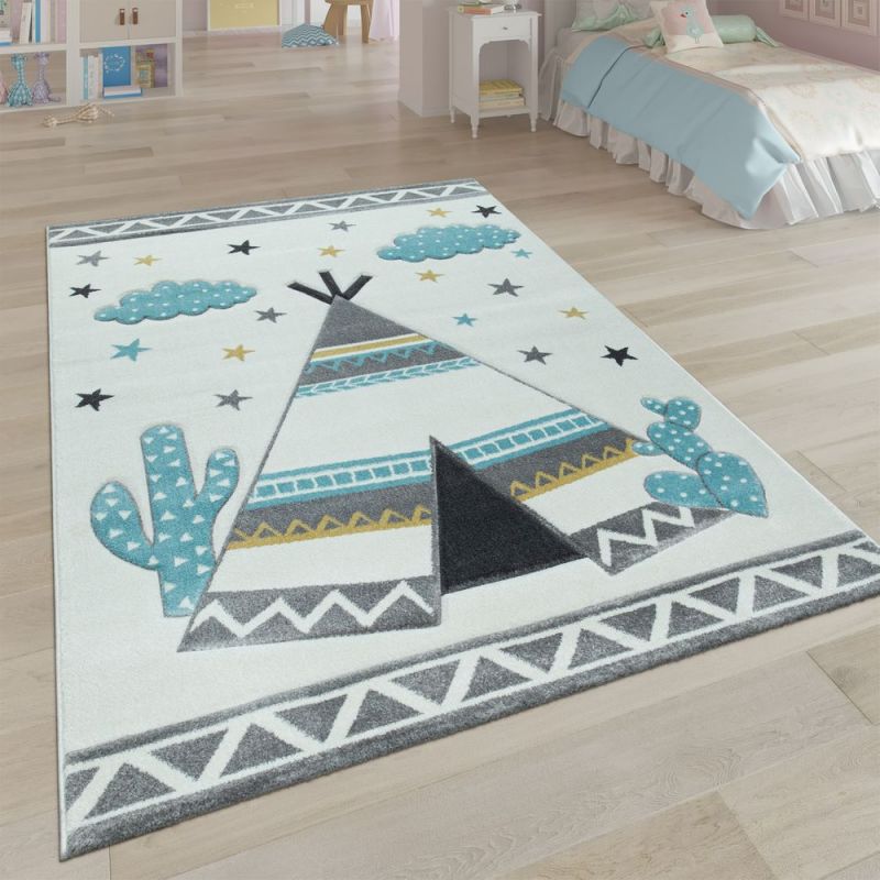 Covor copii model 05237, lana, 140 x 200 cm, multicolor