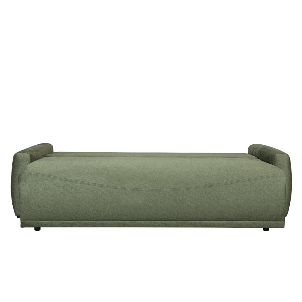Canapea Extensibila Lea, 3 Locuri, Lada Depozitare, Verde, 225 Cm
