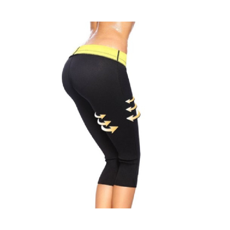 Colanti sport SIKS pentru slabit, ajuta la tonifierea muschilor, negru, marimea 38