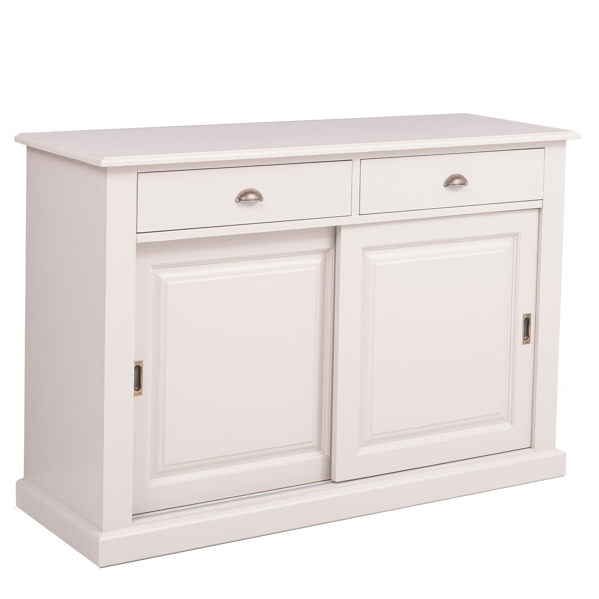 Bufet bucatarie, lemn masiv, 135 x 48 x 91 cm, bej
