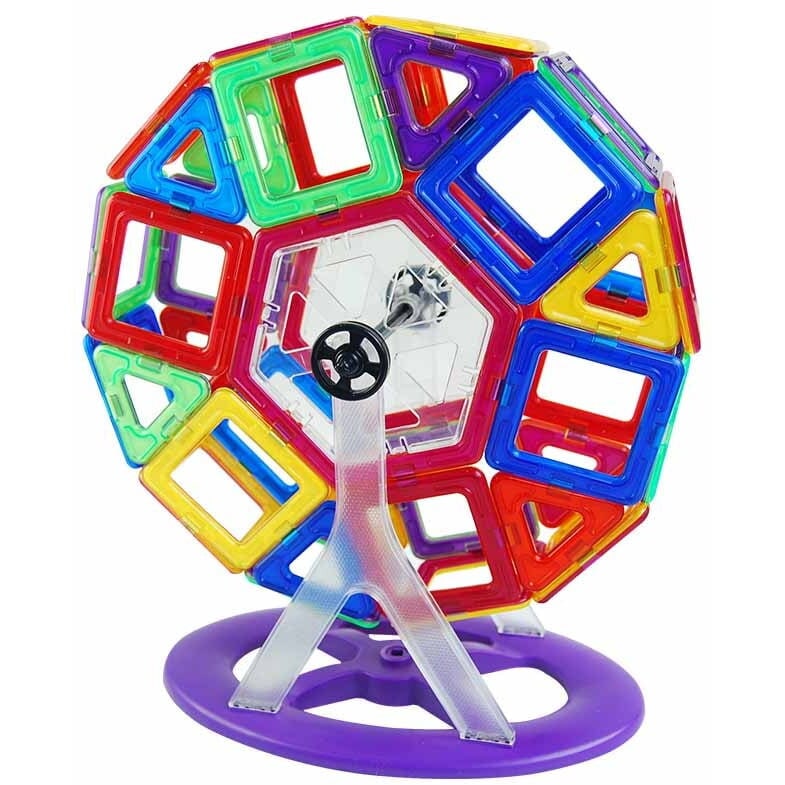 Joc De Constructie Magnetic - 166 Piese