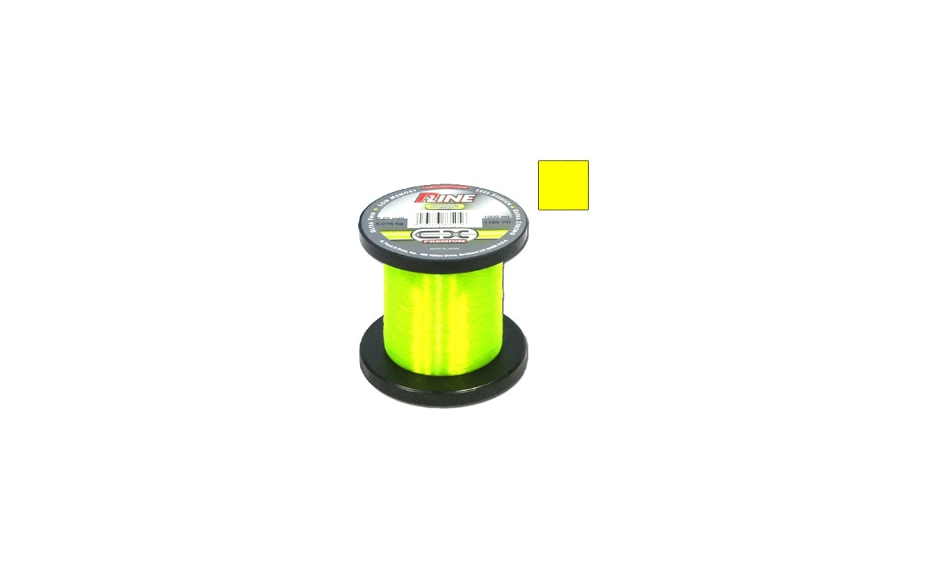 P-Line CX Premium Fluorocarbon Hi Viz Green 1000m