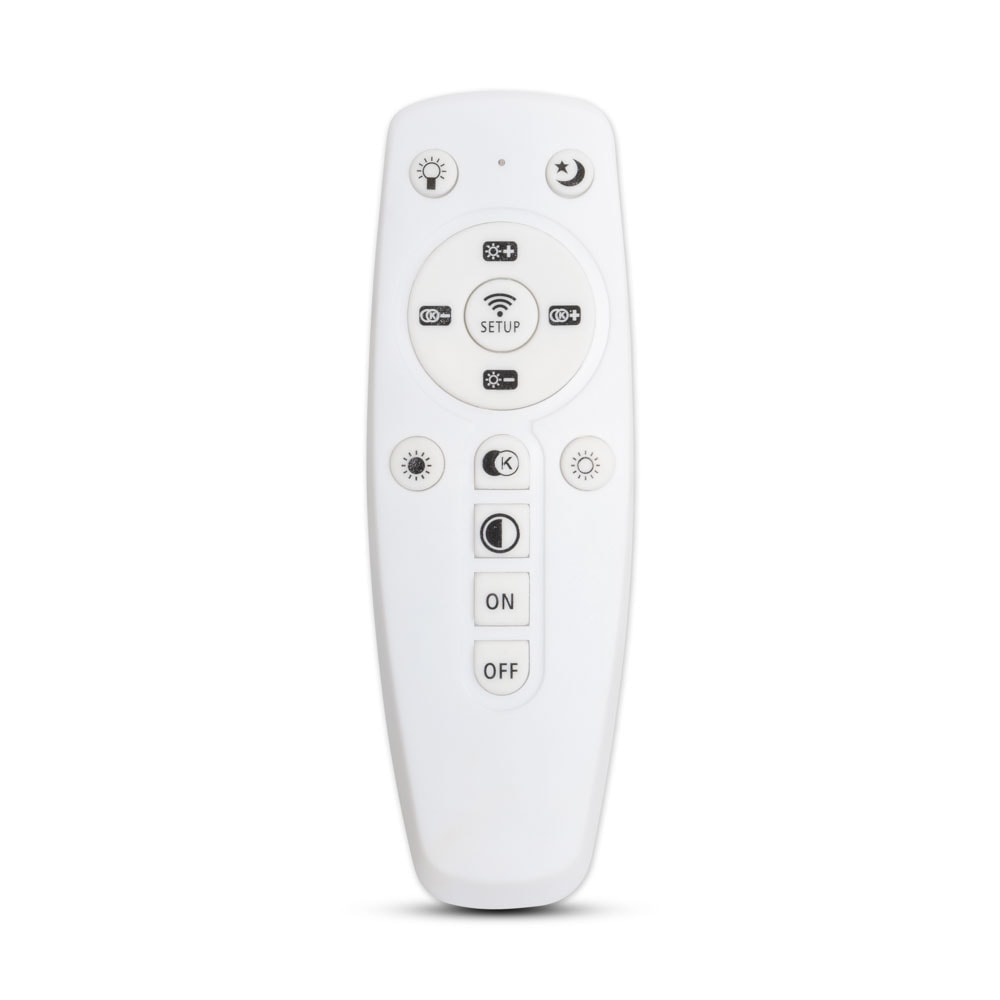 Plafoniera Led Integrat, 100W, cu Telecomanda, Lumina si Putere reglabile, 5100 lm, 50x5 cm Karl 