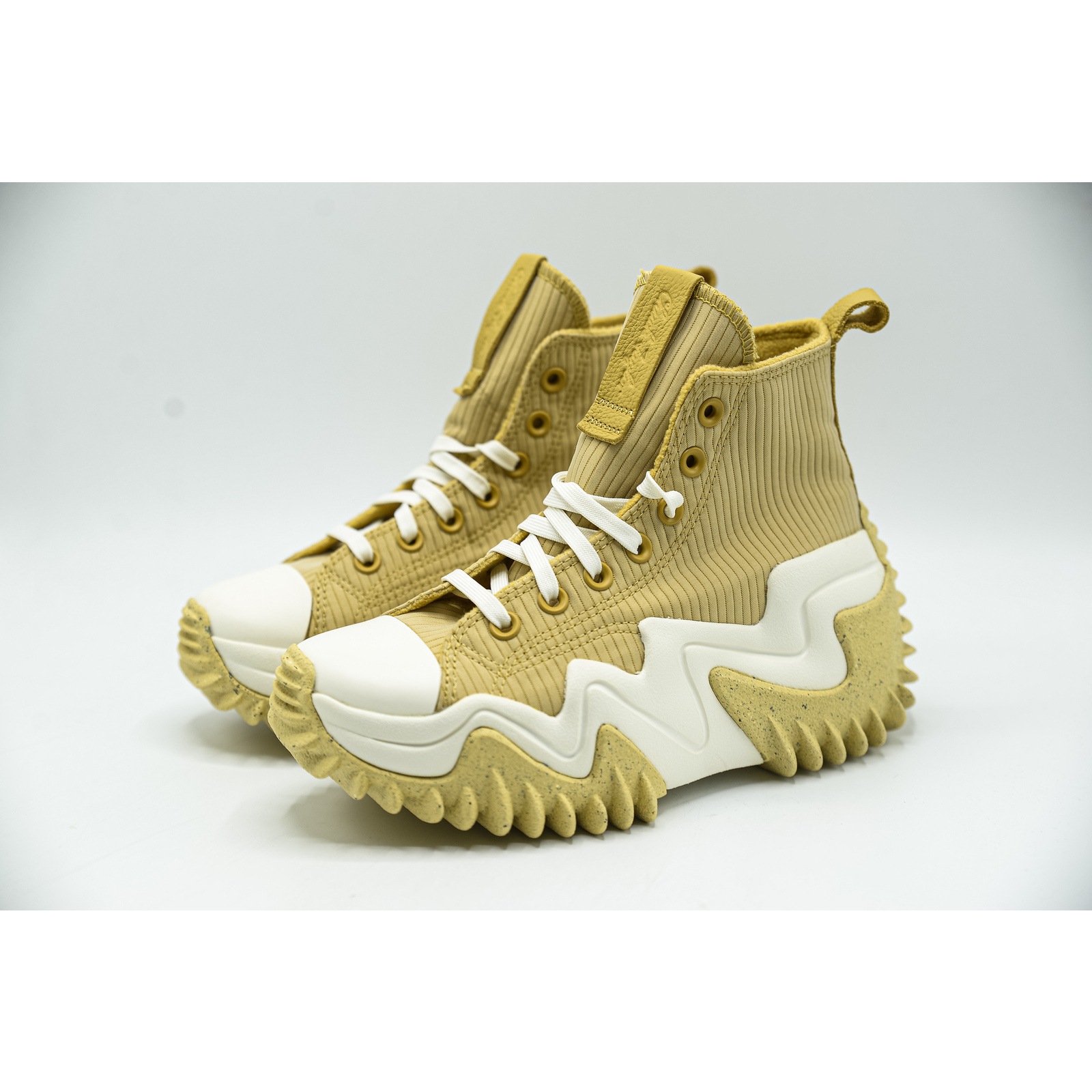 Tenisi unisex Converse cu platforma Run Star Motion CX High Top, Bej, 36