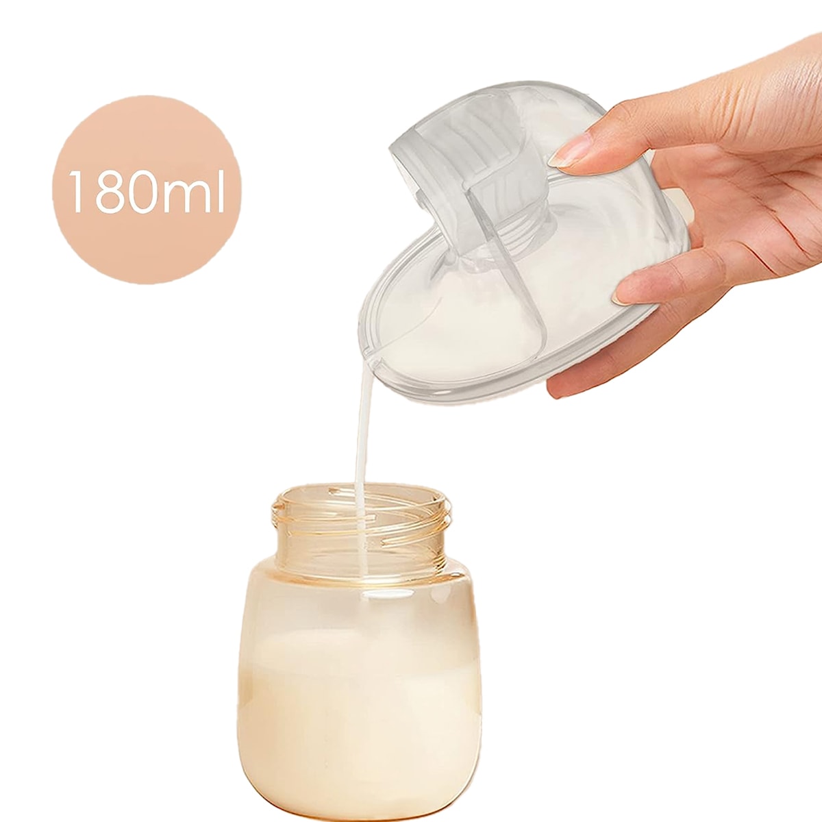 Cupa pentru pompa de san zenifique ZEN-482, hands free, capacitate 180 ml, 24 mm