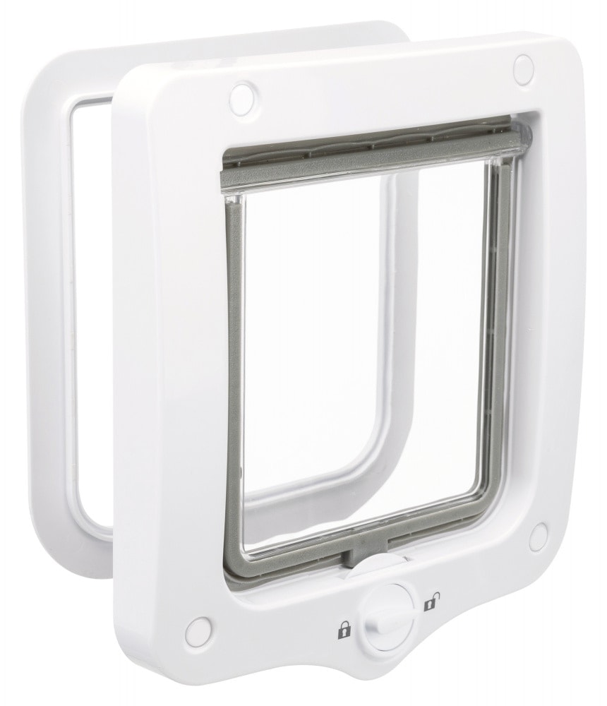Usa Batanta Pentru Pisici, Trixie 2-Way, 20x22 cm, Alb, 44201