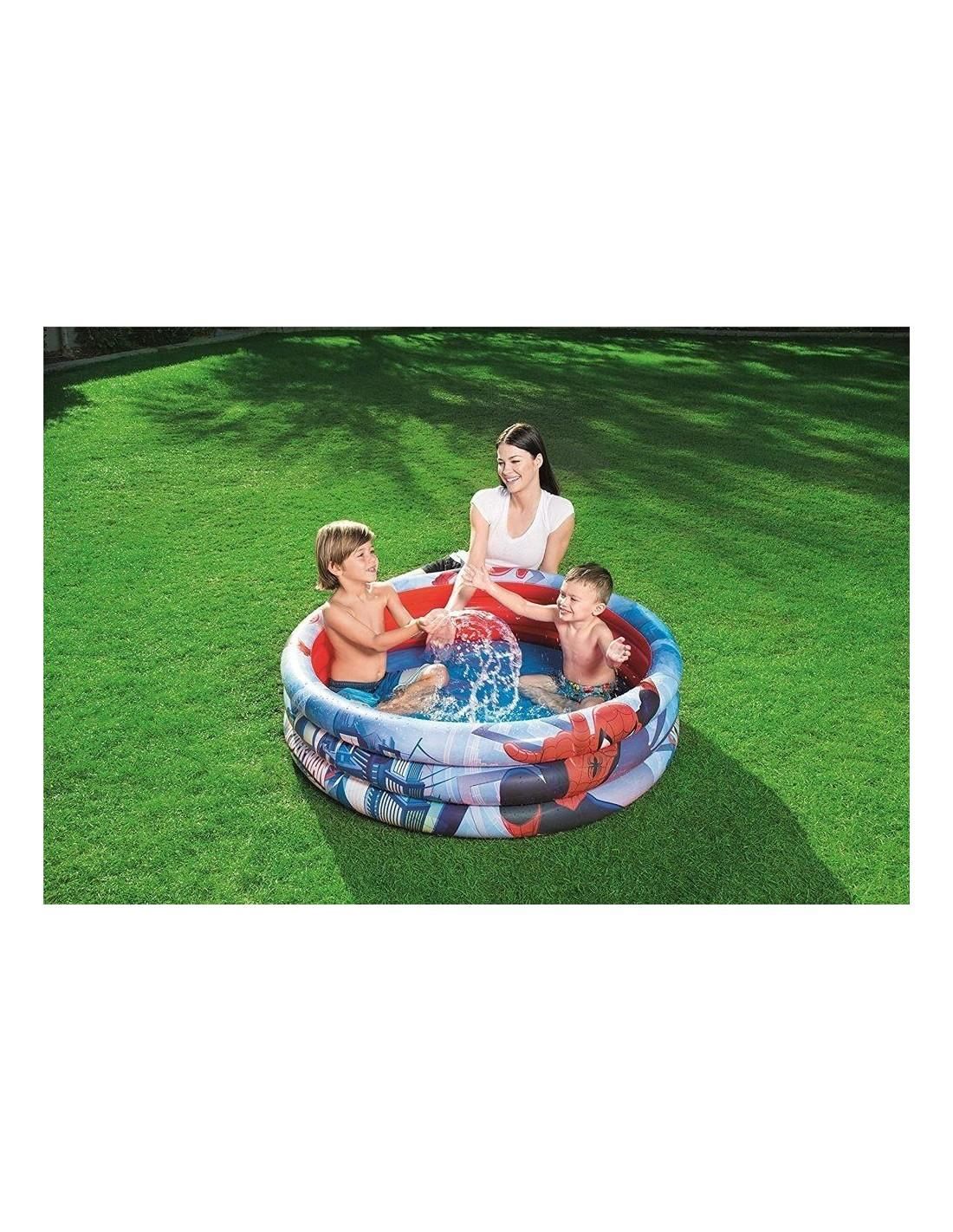 Piscina Spider-Man Gonflabila, Pentru Copii 3 Ani+, Bestway 98018, 122 X 30 Cm, 200 Litri