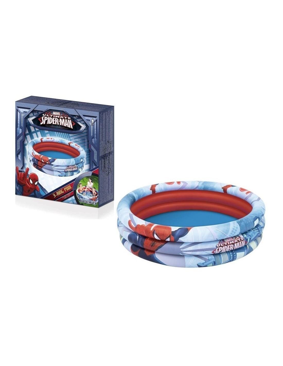 Piscina Spider-Man Gonflabila, Pentru Copii 3 Ani+, Bestway 98018, 122 X 30 Cm, 200 Litri