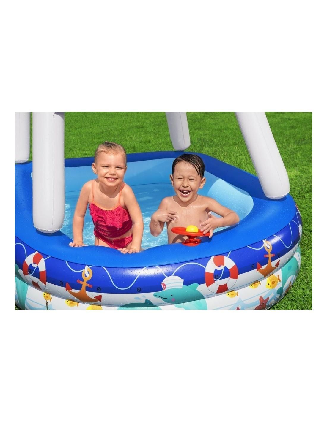 Piscina Gonflabila Cu Acoperis Copii, Bestway 54370, Multicolor, 282 Litri, 213 X 155 X 132 Cm