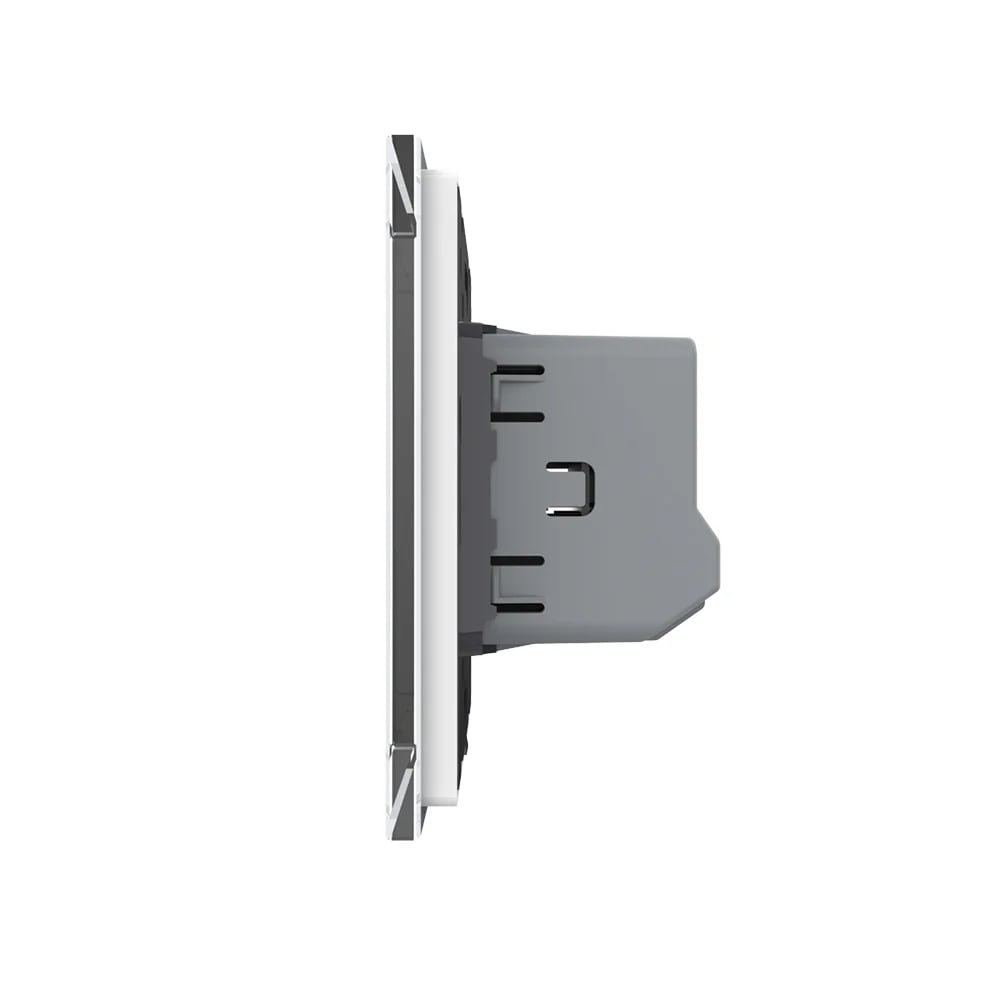 Intrerupator Simplu LIVOLO cu Touch  Serie Noua, Alb