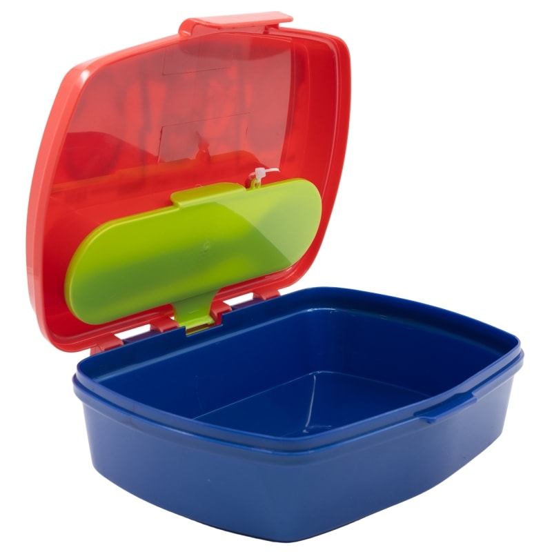 Cutie sandvis cu tacamuri, fara BPA, multicolor, 17x14x6 cm, Invincible Force, Avengers