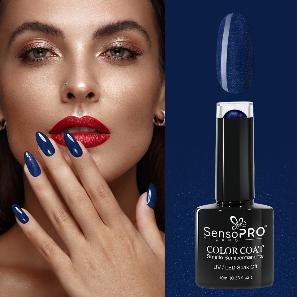 Oja Semipermanenta SensoPRO Milano 10ml - 037 Deep Blue