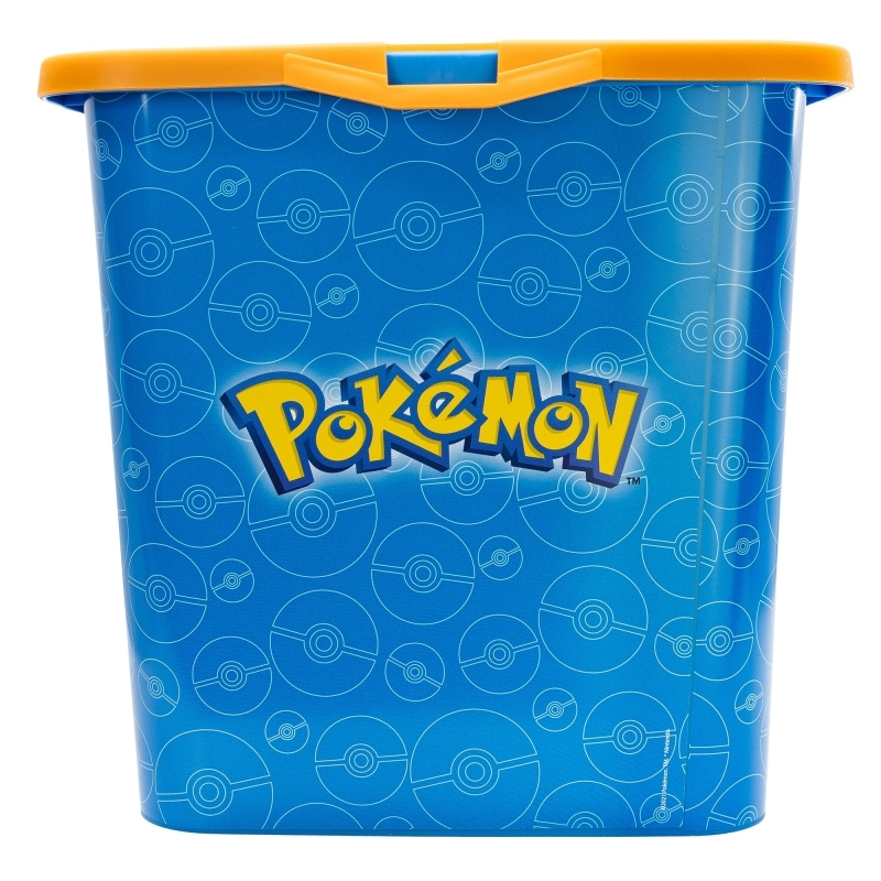 Cutie pentru depozitare, din plastic, cu capac, 23 L, multicolor, 40x27x29 cm, Rock, Pokemon