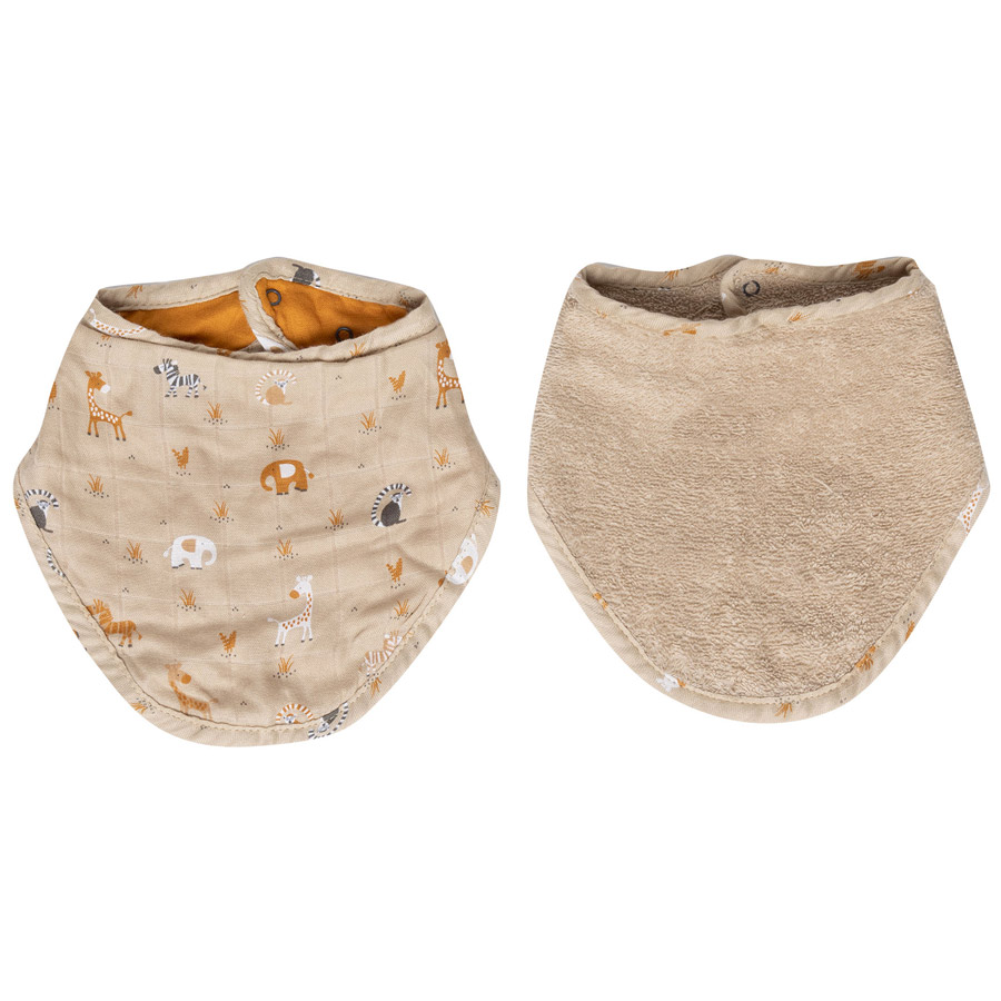 Baveta tip Bandana Bebe-jou Steppe 2ks
