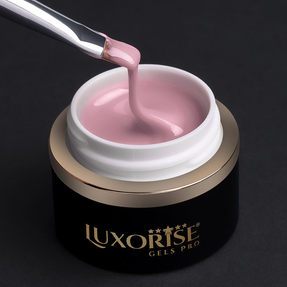 Gel UV Constructie Unghii RevoFlex LUXORISE 30ml, Cover Pink - Medium