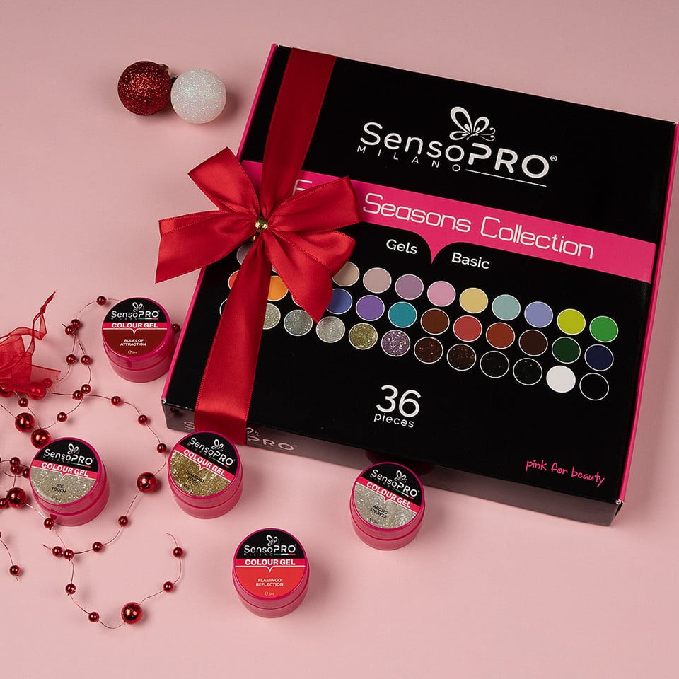 Set 36 Geluri UV Colorate SensoPRO Milano, Four Seasons Collection