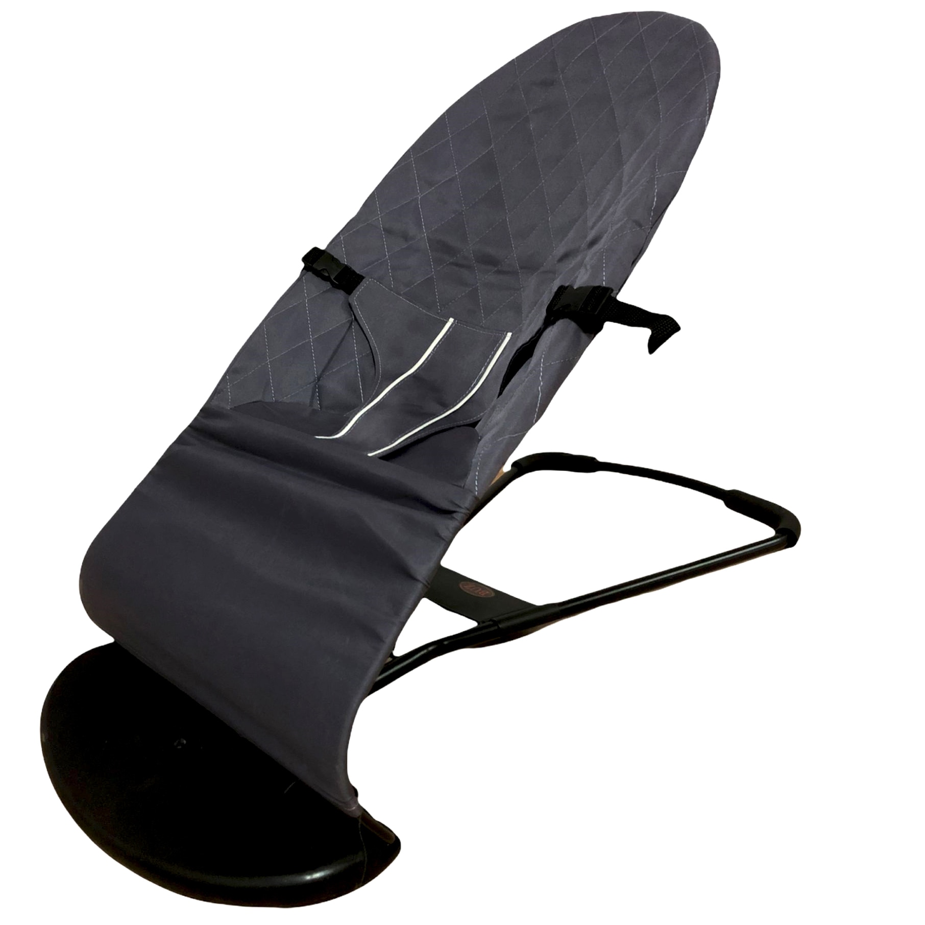 Balansoar bebelus ergonomic cu 5 trepte, gri deschis, buz