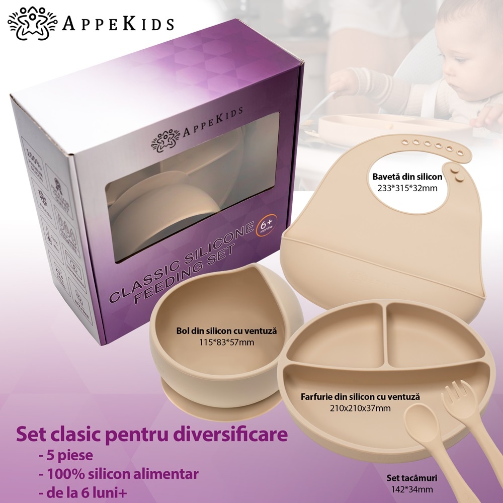 Set Diversificare AppeKids - Classic - Bubble Beige