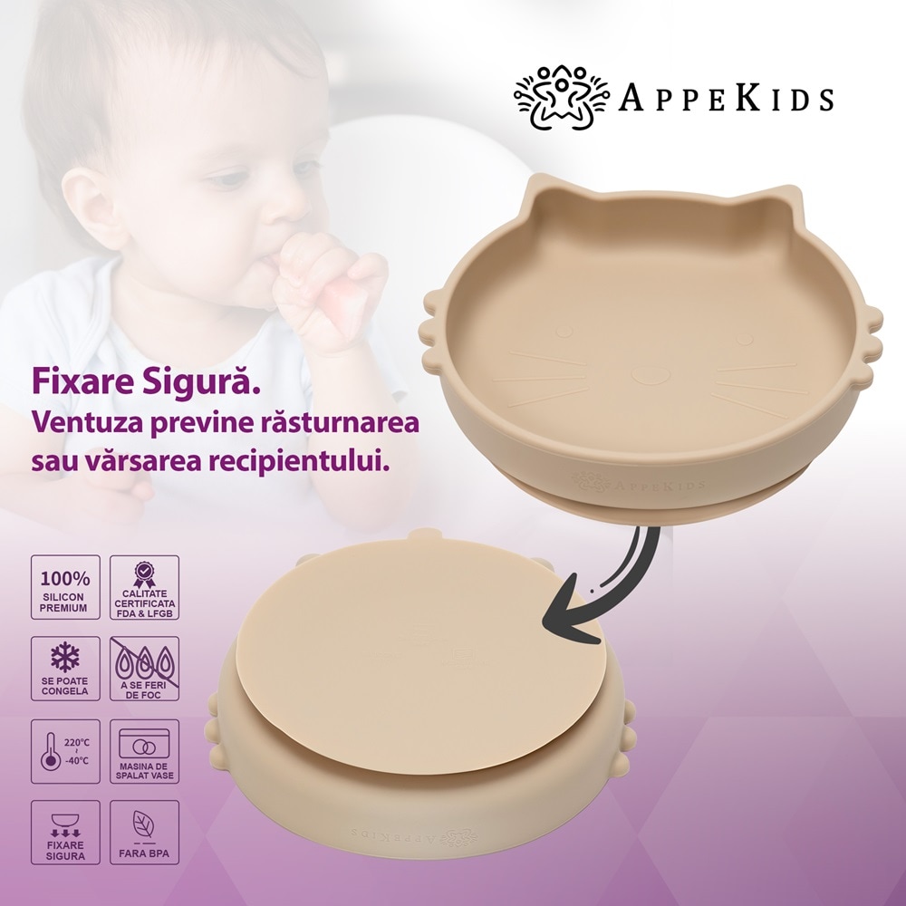 Set Diversificare AppeKids - Kitty - Bubble Beige