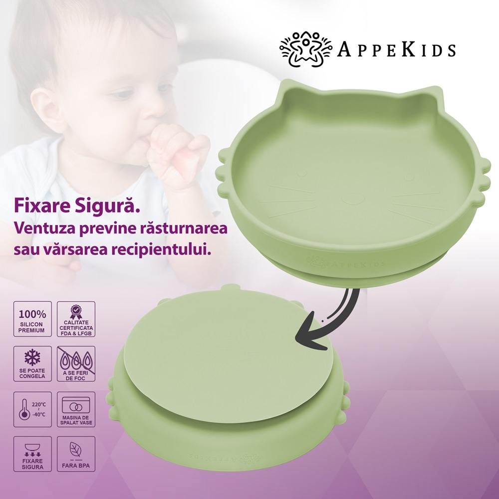 Set Diversificare AppeKids - Kitty - Raw Green